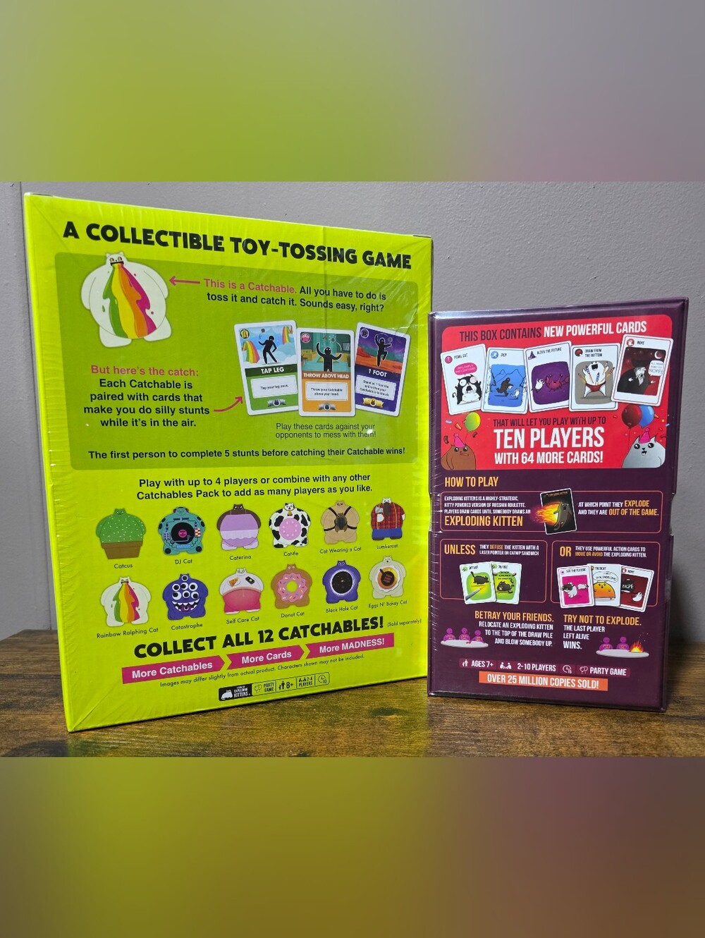 Catchables Exploding Kittens & Party Pack Game Set - Picture 2 of 4